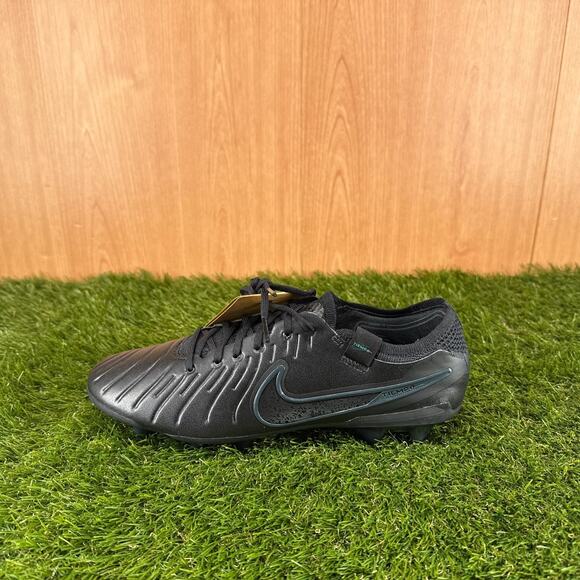 Nike Tiempo Legend 10 Elite FG Black Soccer Cleats DV4328-002 Men’s Size 8